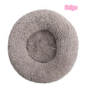 Super Soft Plush Donut Pet Bed Washable Calming Cat Dog Bed