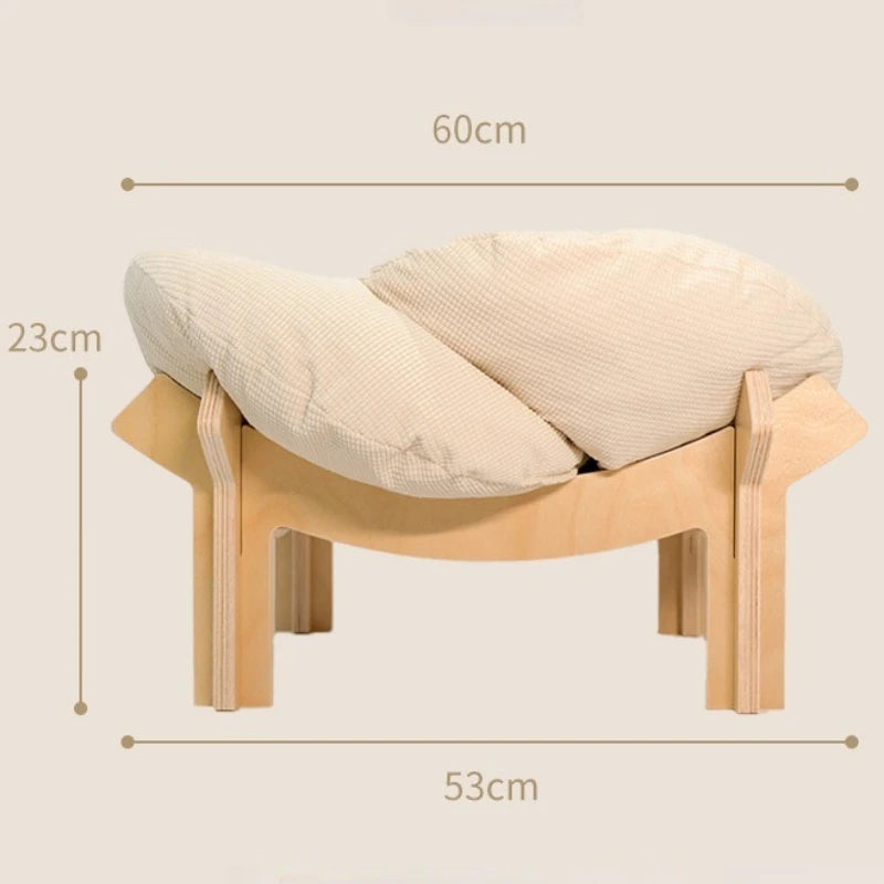 Petal Cat Bed Nest Soft Sleeping Cushion for Cats and Small Dogs