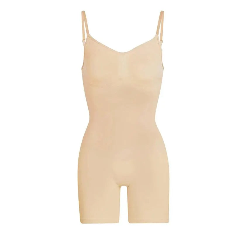 Seamless Tummy Control Bodysuit High Waist Shapewear for Women
