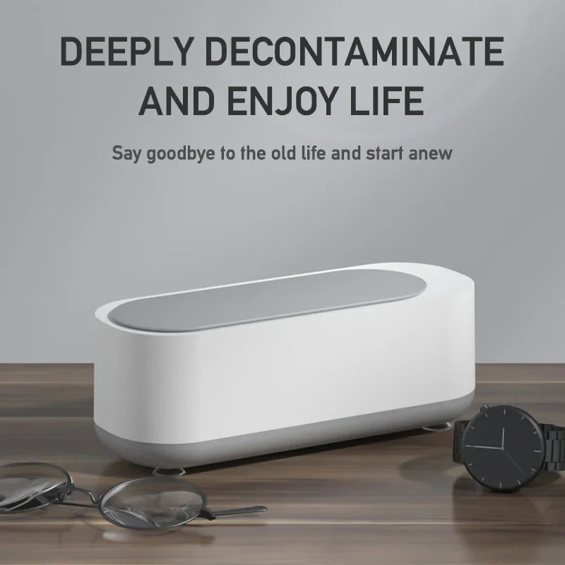 Ultrasonic Jewelry Glasses Watch Makeup Brush Cleaner