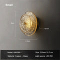Post-Modern Luxury Glass Wall Sconce LED Lighting