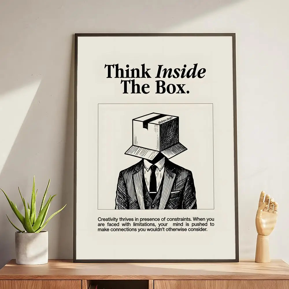 Inspirational Quotes Wall Art Poster Home Office Restaurant Decor