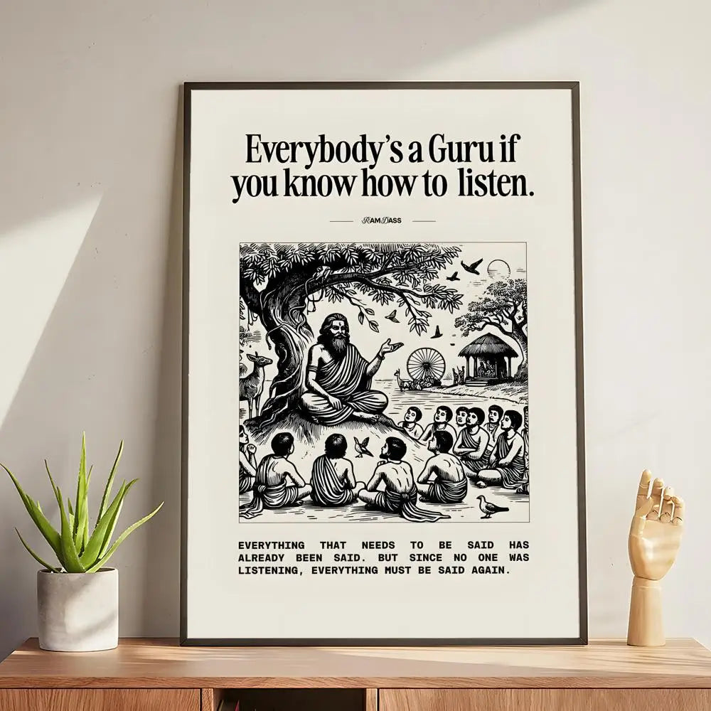 Inspirational Quotes Wall Art Poster Home Office Restaurant Decor
