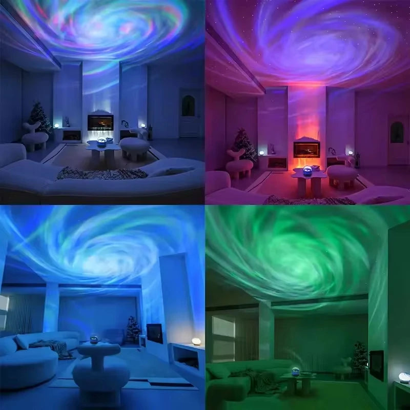 LED Galaxy Star Projector Night Light Colorful Sky Lamp for Bedroom
