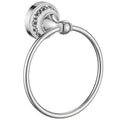 Stainless Steel Ceramic Bathroom Accessory Set Towel Bar Holder Hooks