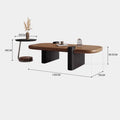 Modern Italian Solid Wood Coffee & Side Table Set
