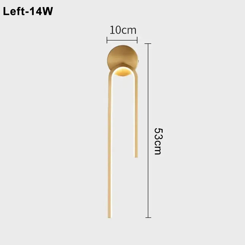 Modern LED Wall Sconce Indoor Light for Living Room Bedroom Bedside