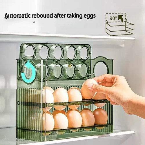3 Tier Egg Organizer Refrigerator Egg Storage Container