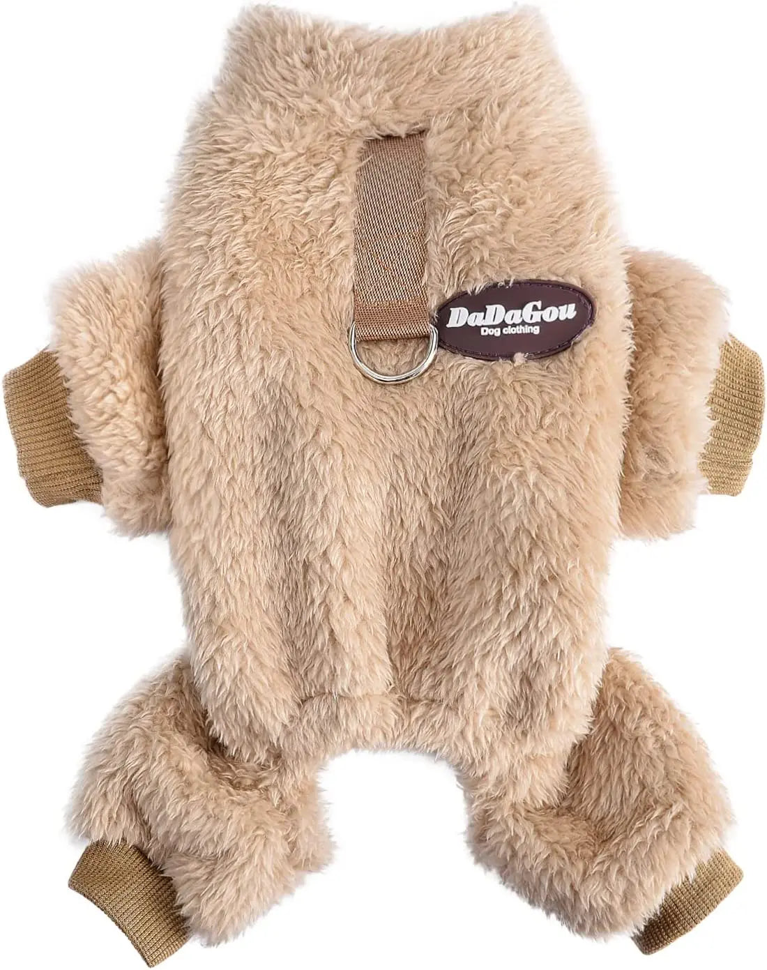 Thermal Velvet Dog Pajamas Winter Jumpsuit for Small Dogs and Cats