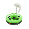 Interactive Cat Roller Track Toy with Catnip Ball and Teaser Mouse