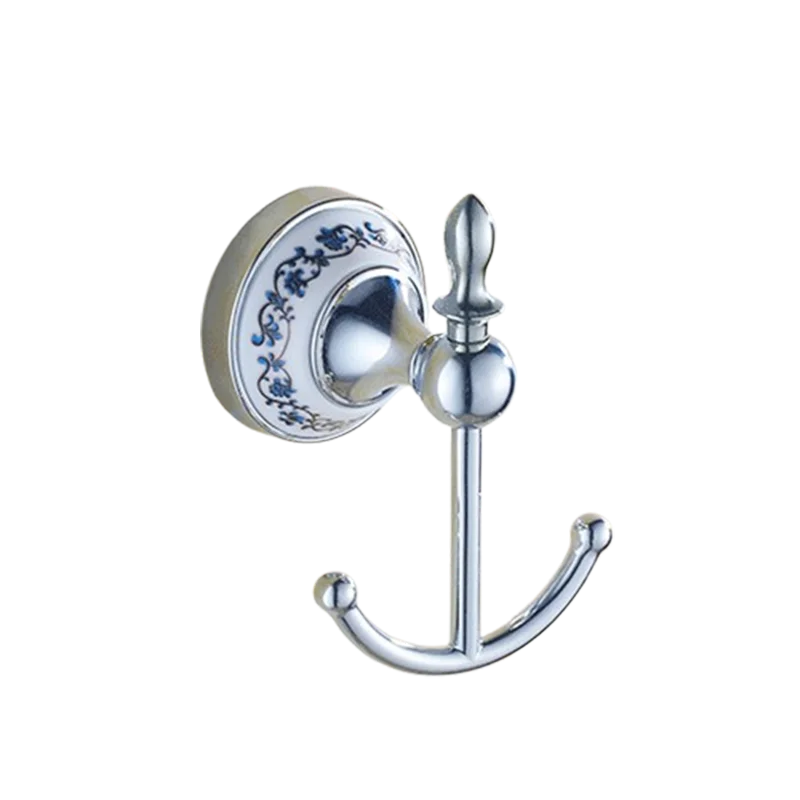 Stainless Steel Ceramic Bathroom Accessory Set Towel Bar Holder Hooks