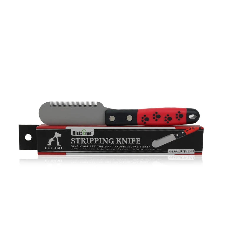 Dog Grooming Comb Terrier Stripping Knife Pet Hair Removal Tool