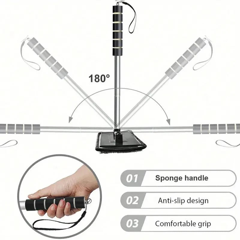 Telescopic Car Windshield Cleaning Brush Auto Glass Wiper Tool