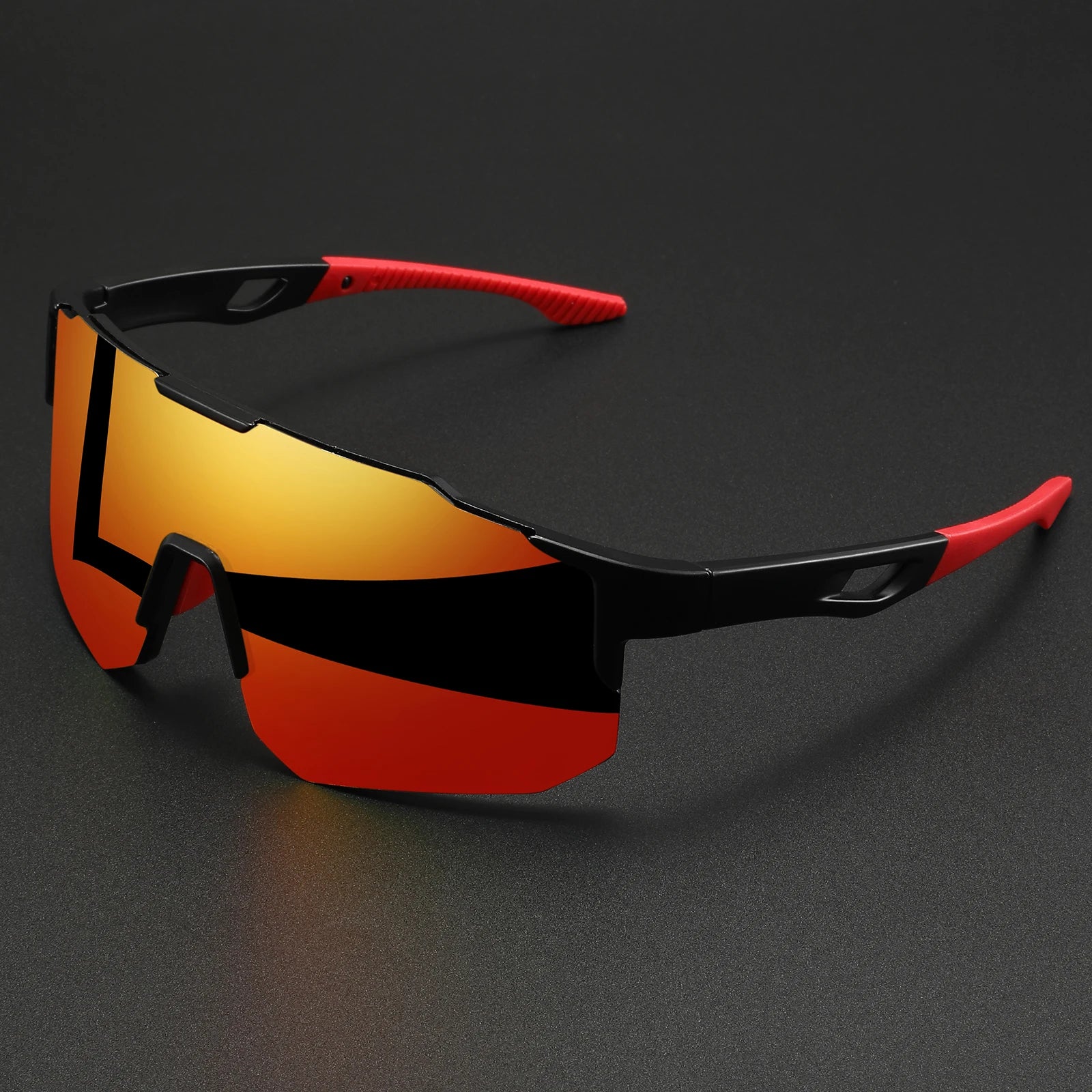Oversized Wraparound Sports Sunglasses UV400 for Cycling Hiking Outdoor