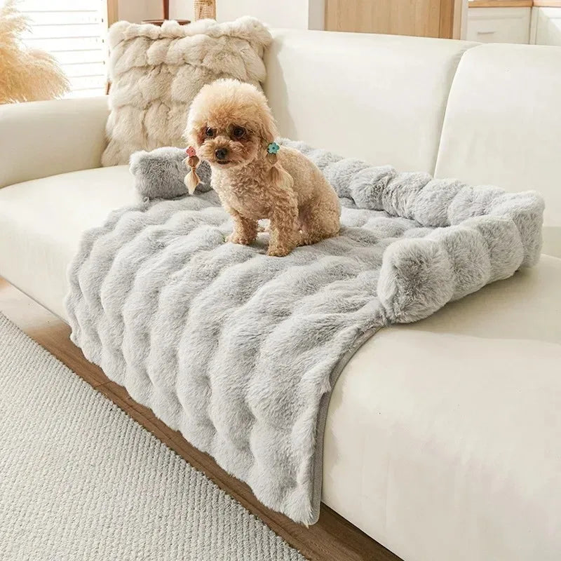 Soft Basket Dog Bed Cushion for Large and Small Dogs