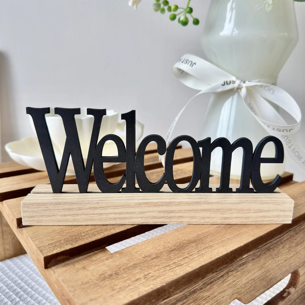 Wooden Inspirational Farmhouse Table Decor Home and Office Sign