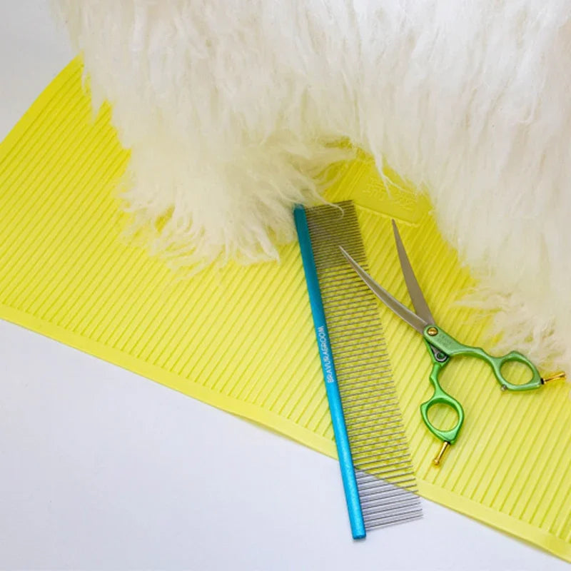 Pet Grooming Table Non Slip Silicone Mat Durable Cleaning Tool