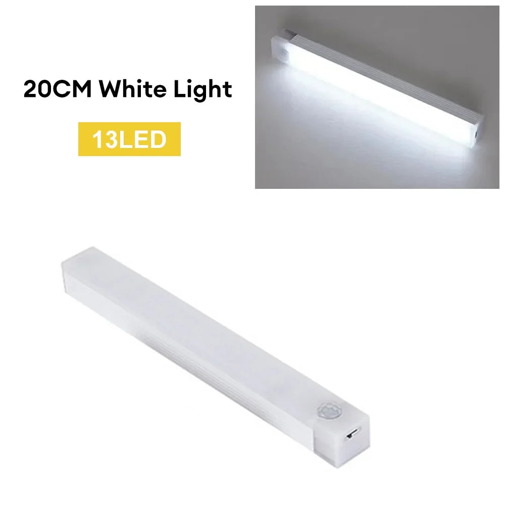 Wireless LED Motion Sensor Light Type C Rechargeable Cabinet Lamp