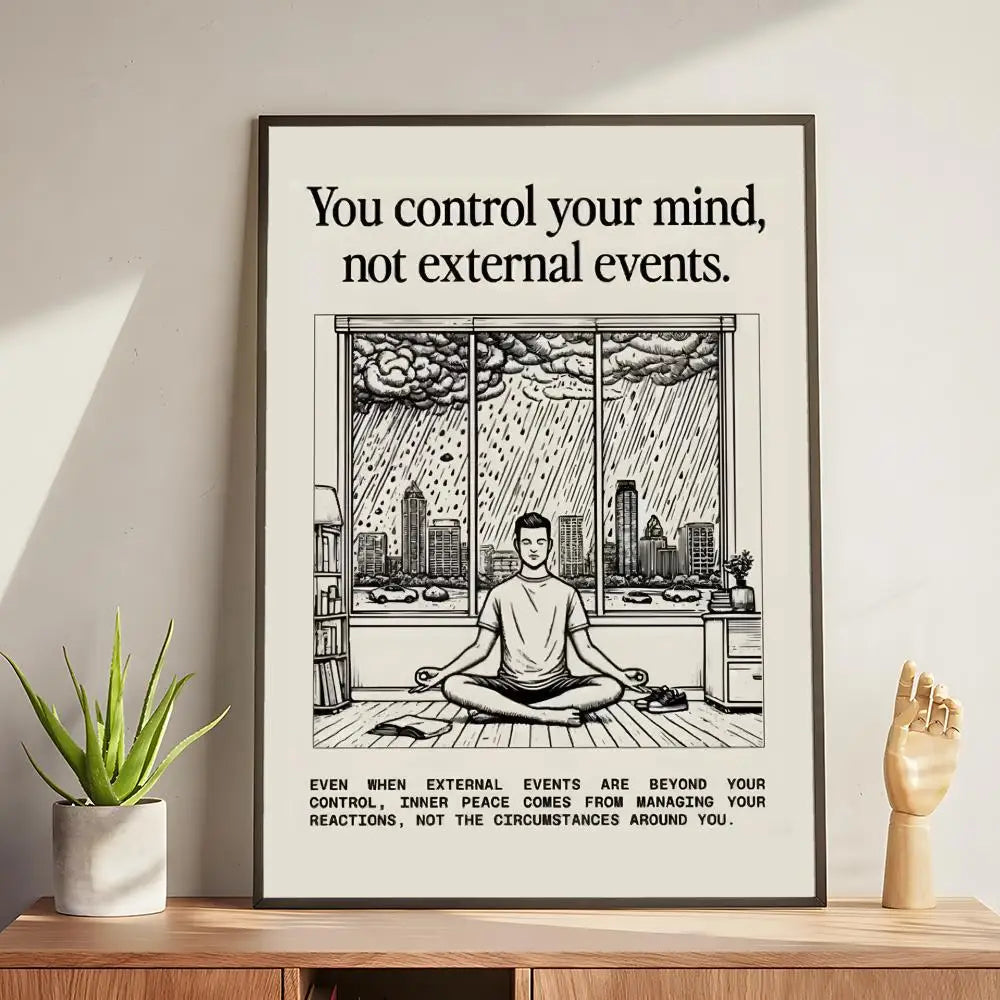 Inspirational Quotes Wall Art Poster Home Office Restaurant Decor