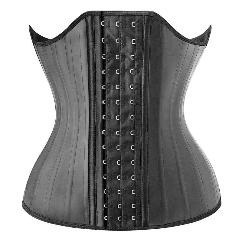 Latex Waist Trainer Corset Shapewear with Steel Bones for Women