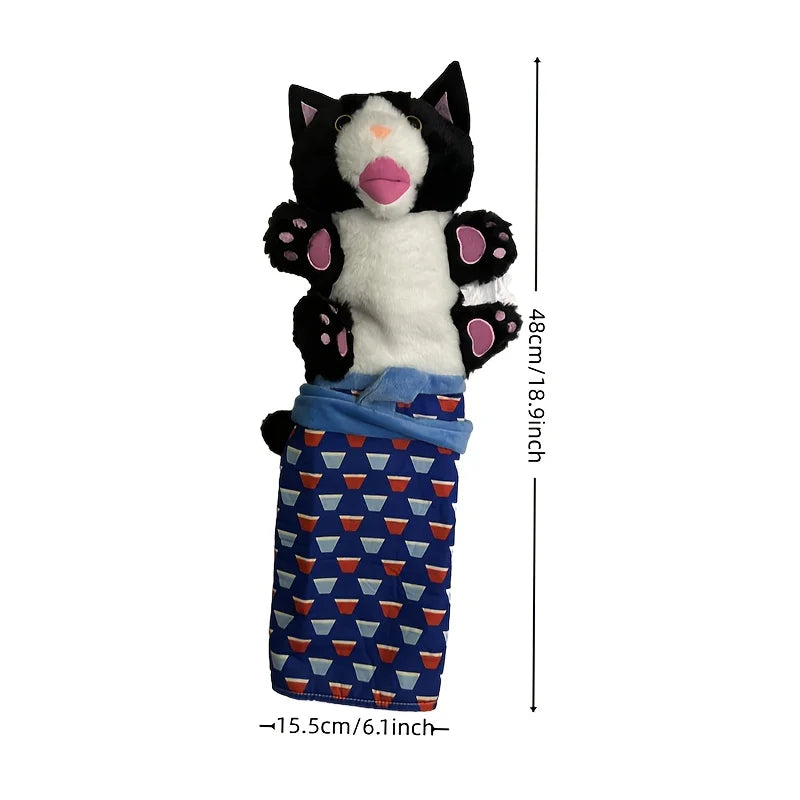 Interactive Plush Wrestling Cat Toy Poseable Stuffed Pet Toy