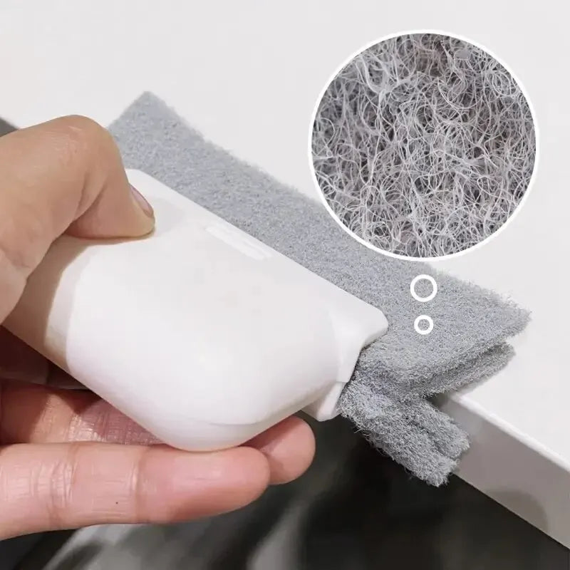 Window Groove Cleaning Brush Windowsill Crevice Cleaner Tool