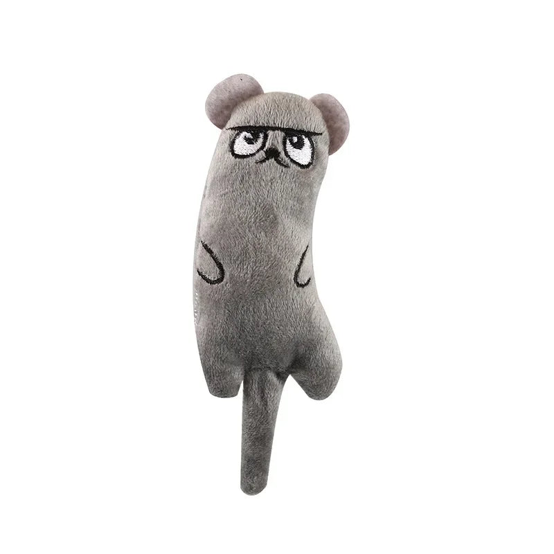 Cute Interactive Plush Cat Toy Catnip Chew Toy for Kittens