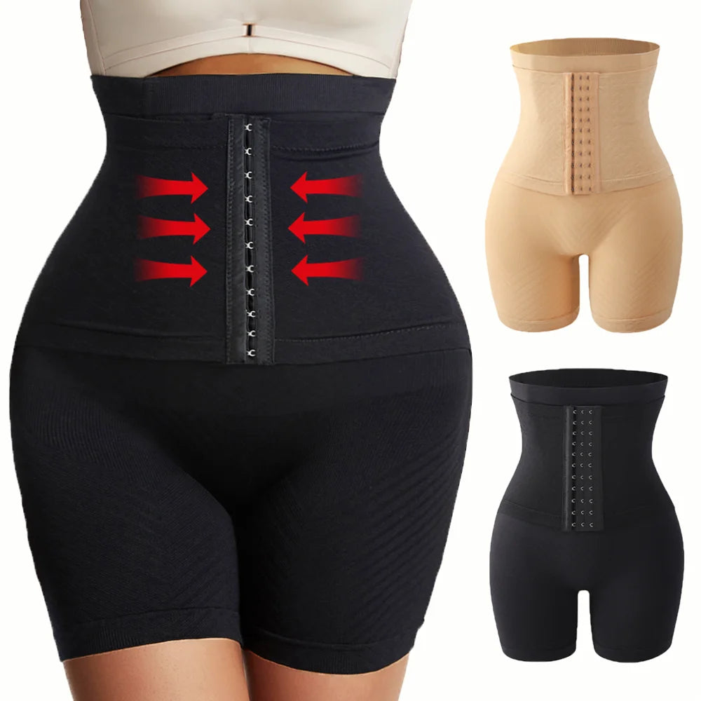 Womens High Waist Shapewear Shorts Tummy Control Butt Lifter