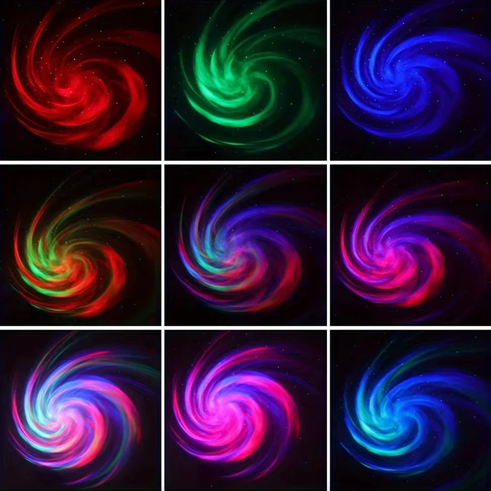 LED Galaxy Star Projector Night Light Colorful Sky Lamp for Bedroom