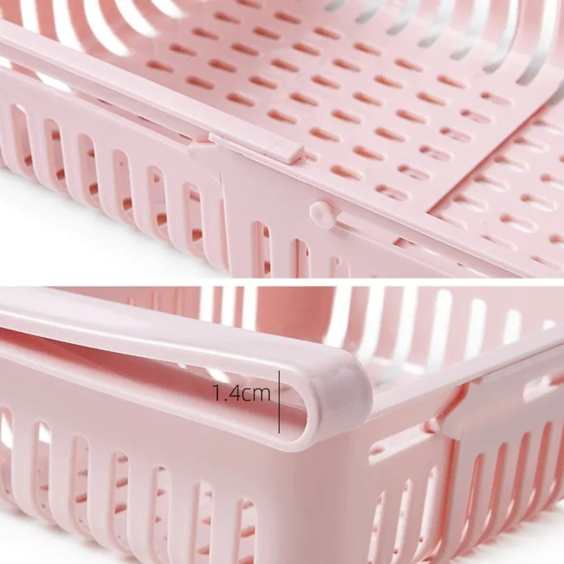 Kitchen Fridge Hanging Organizer Egg Fruit Storage Drawer Basket