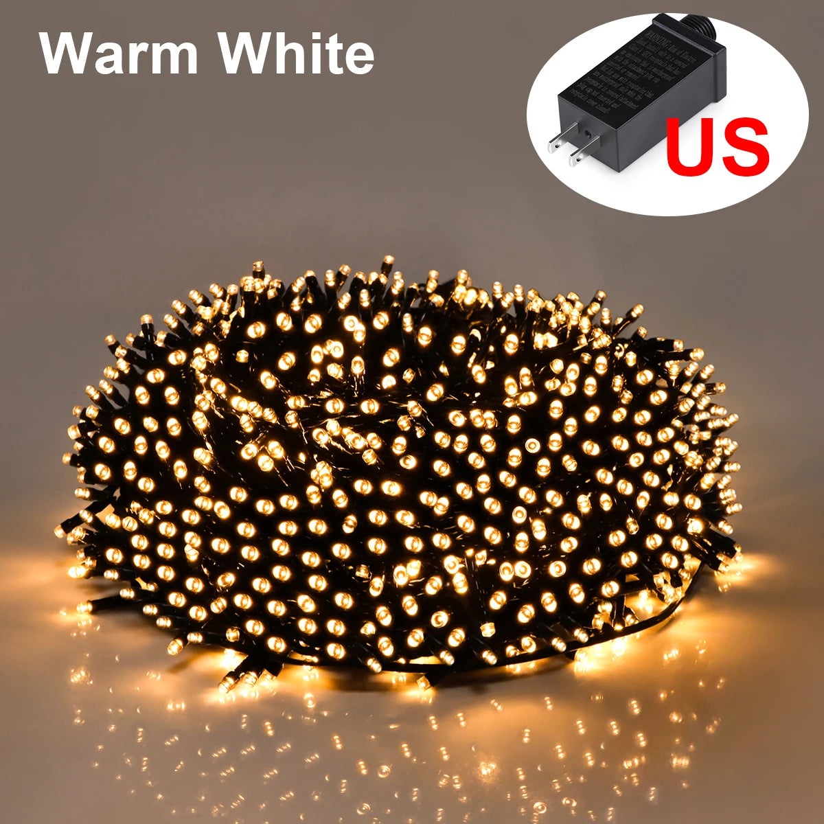Waterproof LED Fairy String Lights 10M to 100M Outdoor Holiday Decor