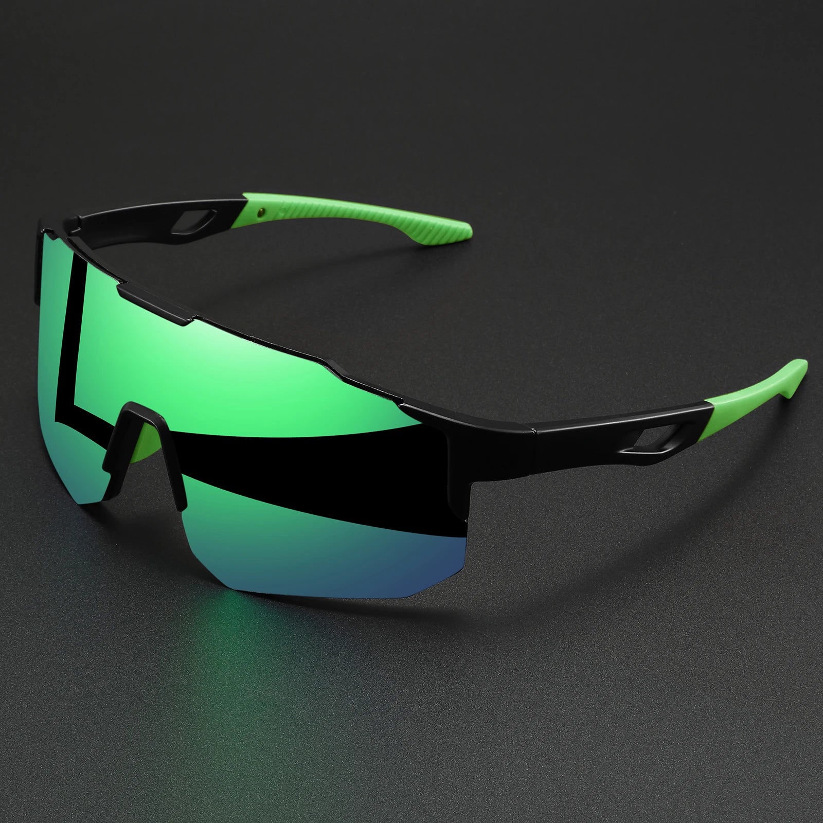 Oversized Wraparound Sports Sunglasses UV400 for Cycling Hiking Outdoor