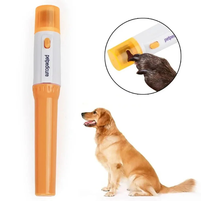 Electric Pet Nail Grinder Trimmer Dog Cat Grooming Tool