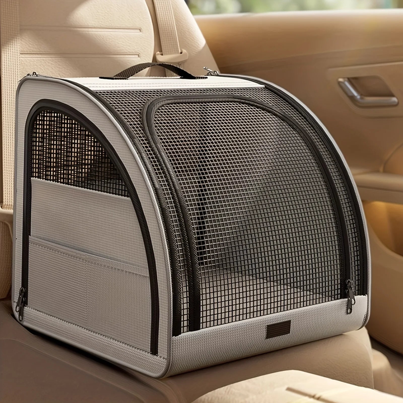 Portable Pet Car Bed Travel Seat for Dogs and Cats