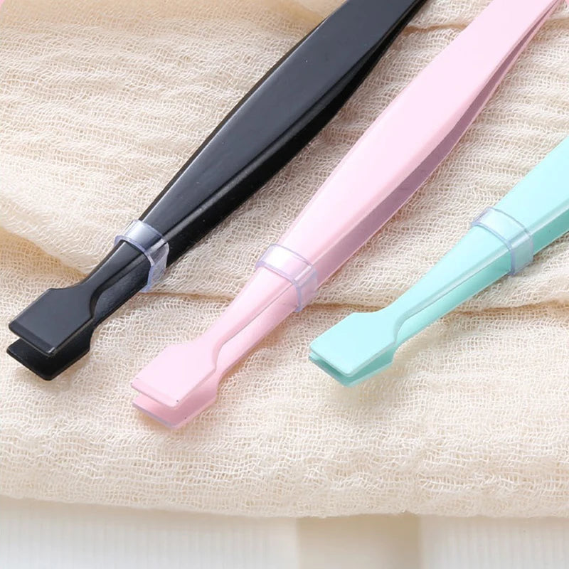 Professional Eyelash Extension Tweezers Precision Stainless Steel Tool