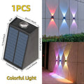 Solar LED Wall Light Waterproof Outdoor Garden Balcony Lamp