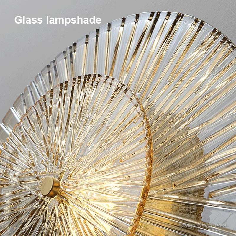 Post-Modern Luxury Glass Wall Sconce LED Lighting