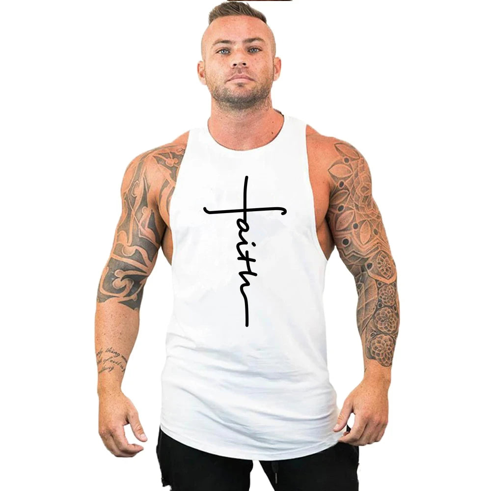 Mens Stringer Gym Tank Top Sleeveless Workout Fitness Shirt