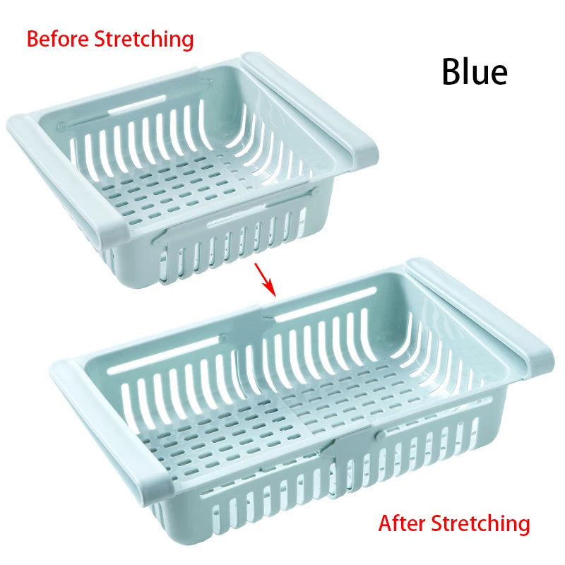 Kitchen Fridge Hanging Organizer Egg Fruit Storage Drawer Basket