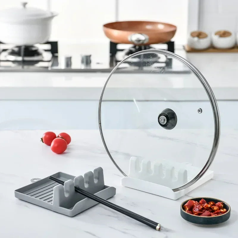 Kitchen Utensil Organizer Spoon Fork Spatula Pot Lid Holder