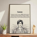 Inspirational Quotes Wall Art Poster Home Office Restaurant Decor