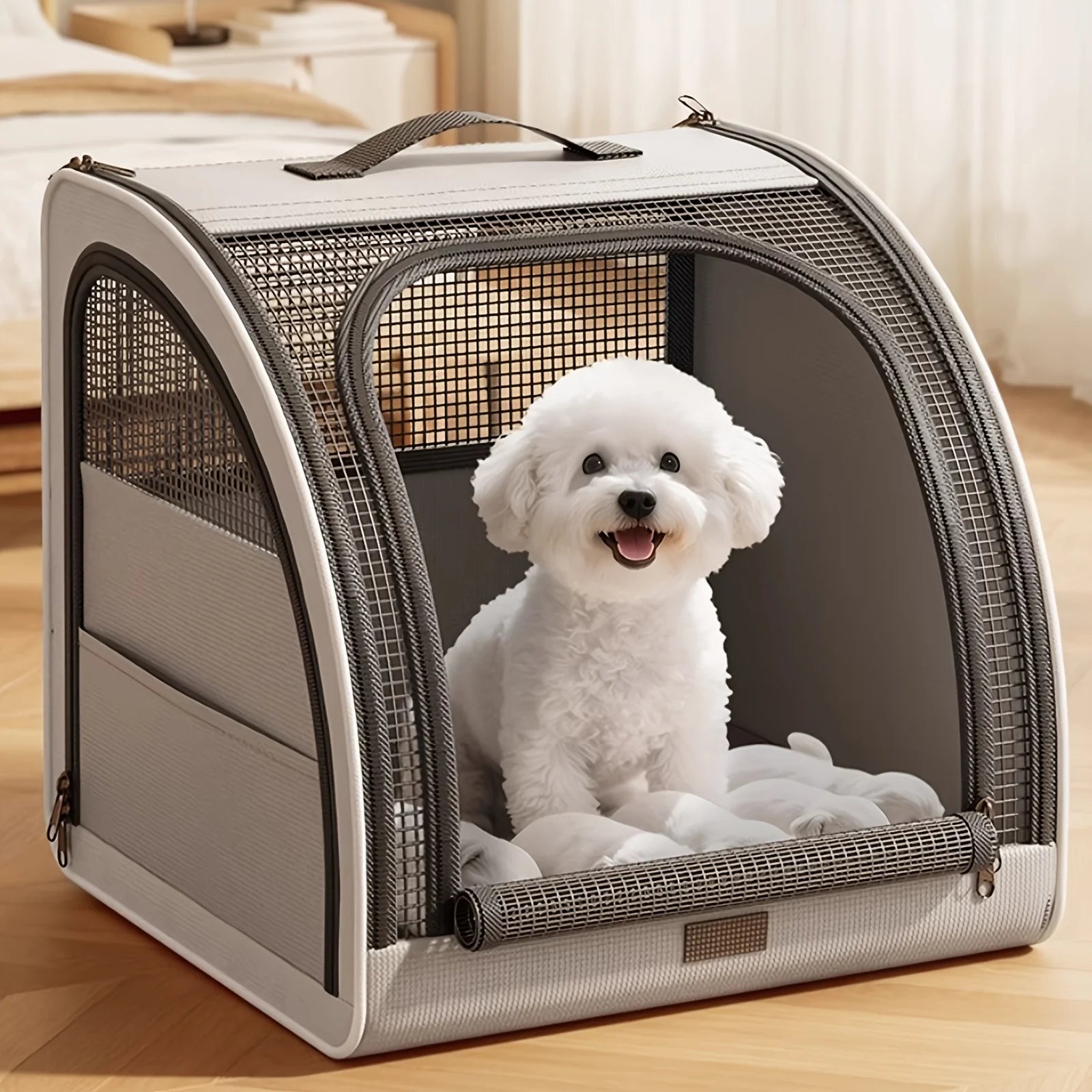 Portable Pet Car Bed Travel Seat for Dogs and Cats