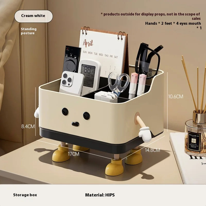 Desktop Storage Box Remote Control Organizer Stationery Holder