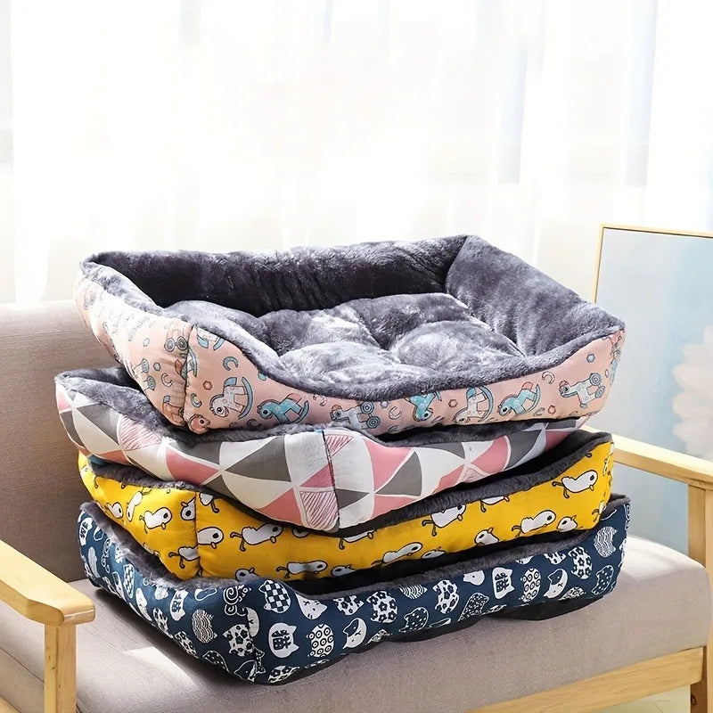Winter Dog Sofa Bed Mat Soft Pet Cushion for Dogs and Cats