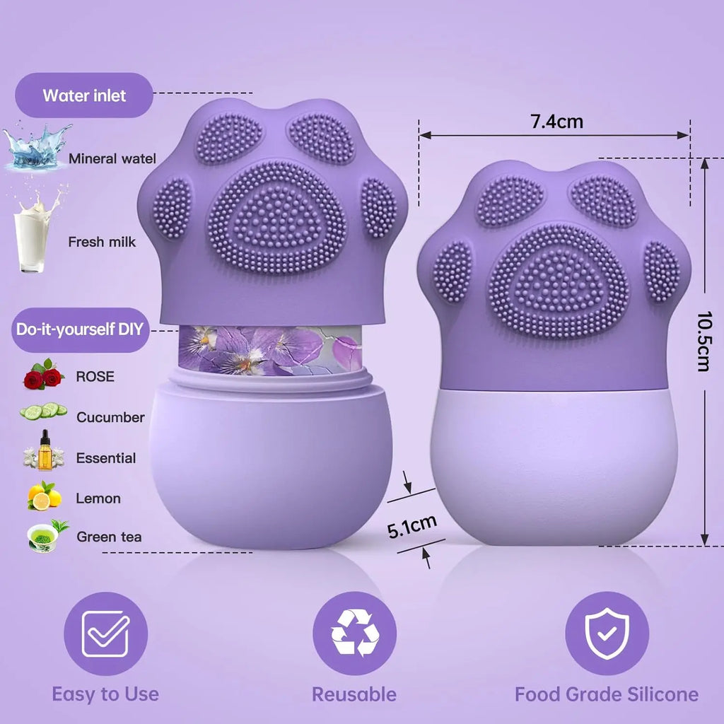 Facial Ice Roller Skin Care Tool Reduce Puffiness Face Massager