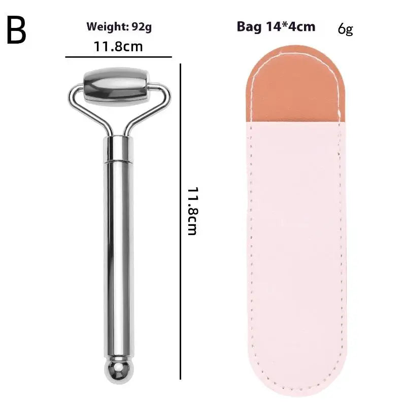 Stainless Steel Face Roller Gua Sha Facial Massage Tool