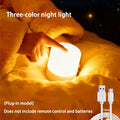 Dimmable RGB LED Night Light Rechargeable Touch Bedside Desk Lamp