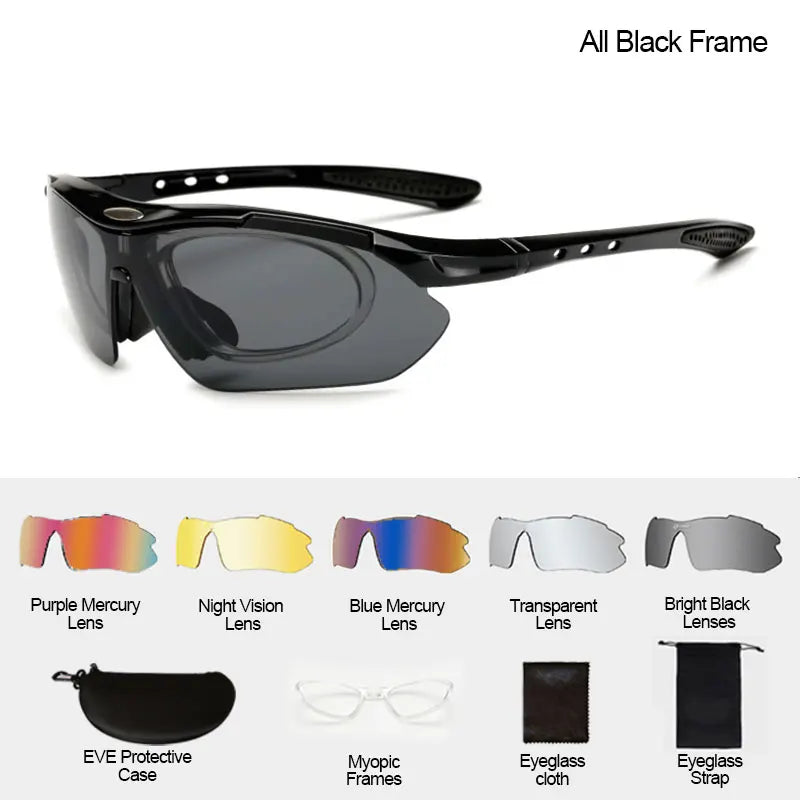 Sports Cycling Sunglasses UV Protection Bike Riding Glasses for Men Women