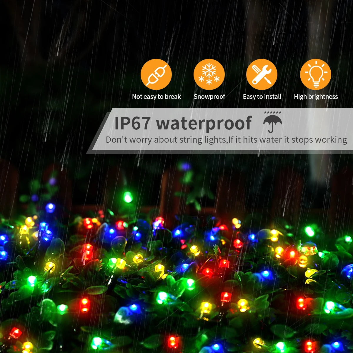 Waterproof LED Fairy String Lights 10M to 100M Outdoor Holiday Decor