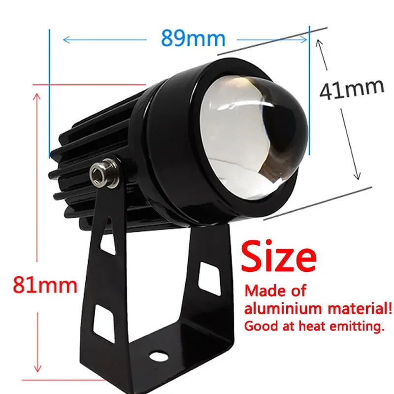 Outdoor LED Wall Light 9W 12W RGB Waterproof Landscape Lamp IP66